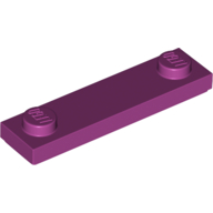 Plate Special 1 x 4 with 2 Studs with Groove [New Underside] (41740)