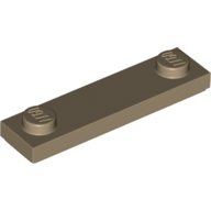 Plate Special 1 x 4 with 2 Studs with Groove [New Underside] (41740)