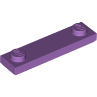 Plate Special 1 x 4 with 2 Studs with Groove [New Underside] (41740)