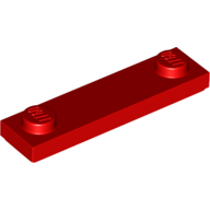 Plate Special 1 x 4 with 2 Studs with Groove [New Underside] (41740)