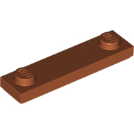Plate Special 1 x 4 with 2 Studs with Groove [New Underside] (41740)