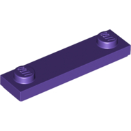 Plate Special 1 x 4 with 2 Studs with Groove [New Underside] (41740)