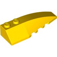 Wedge Curved 6 x 2 Right, Inner Ridges (41747)