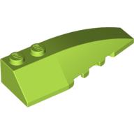 Wedge Curved 6 x 2 Right, Inner Ridges (41747)