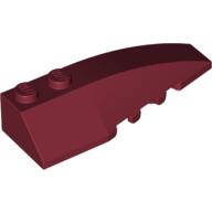 Wedge Curved 6 x 2 Right, Inner Ridges (41747)