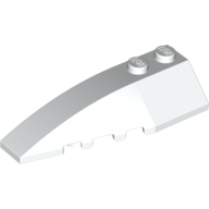 Wedge Curved 6 x 2 Left, Inner Ridges (41748)