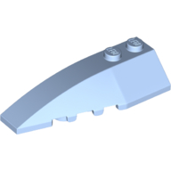 Wedge Curved 6 x 2 Left, Inner Ridges (41748)