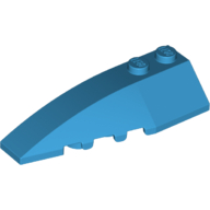 Wedge Curved 6 x 2 Left, Inner Ridges (41748)