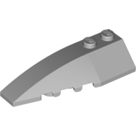 Wedge Curved 6 x 2 Left, Inner Ridges (41748)