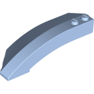Wedge Curved 8 x 3 x 2 Open Right (41749)