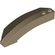 Wedge Curved 8 x 3 x 2 Open Right (41749)