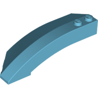 Wedge Curved 8 x 3 x 2 Open Right (41749)