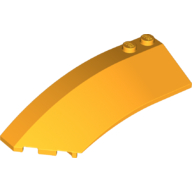 Wedge Curved 8 x 3 x 2 Open Left (41750)