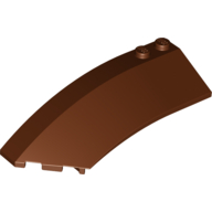 Wedge Curved 8 x 3 x 2 Open Left (41750)