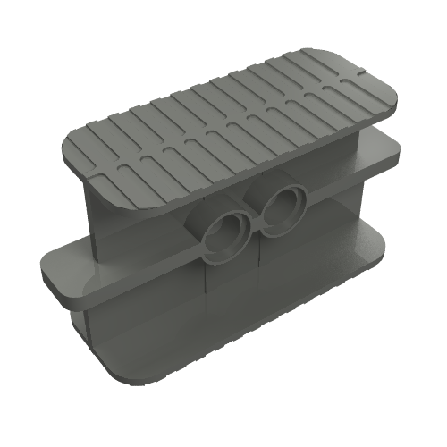 Rubber Band / Belt Holder 2 x 6 x 2 1/3 (41753)