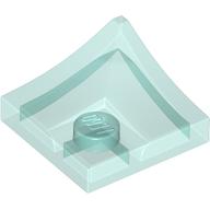 Plate Special 2 x 2 with Double Inverted Curve, 1 Stud (4190)