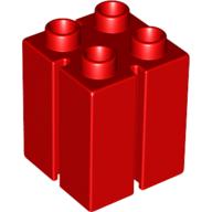 Duplo Brick 2 x 2 x 2 with Vertical Grooves (41978)