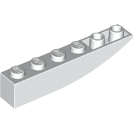 Brick Curved 6 x 1 Inverted (42023)