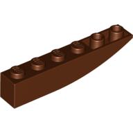 Brick Curved 6 x 1 Inverted (42023)