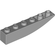 Brick Curved 6 x 1 Inverted (42023)