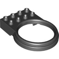 Duplo Plate 2 x 4 with Round Tube Holder (42029)