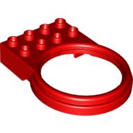 Duplo Plate 2 x 4 with Round Tube Holder (42029)