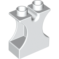 Duplo Brick 1 x 2 x 2 with Side Cutouts and Channel in Top (42234)