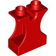 Duplo Brick 1 x 2 x 2 with Side Cutouts and Channel in Top (42234)