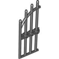 Gate 1 x 4 x 9 Arched with Bars and Three Studs (42448)