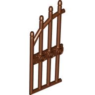 Gate 1 x 4 x 9 Arched with Bars and Three Studs (42448)