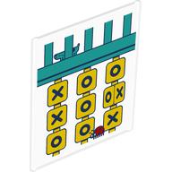 Glass for Frame 1 x 6 x 6 Tic Tac Toe Playground Equipment, Ladybird, Dog print (42509pr0012)