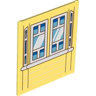 Glass for Frame 1 x 6 x 6 with Red Roof / Shower Accessories print (42509pr0013)