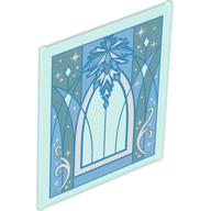 Glass for Frame 1 x 6 x 6 with Blue/Sand Blue Crystal Decorations print (42509pr0018)