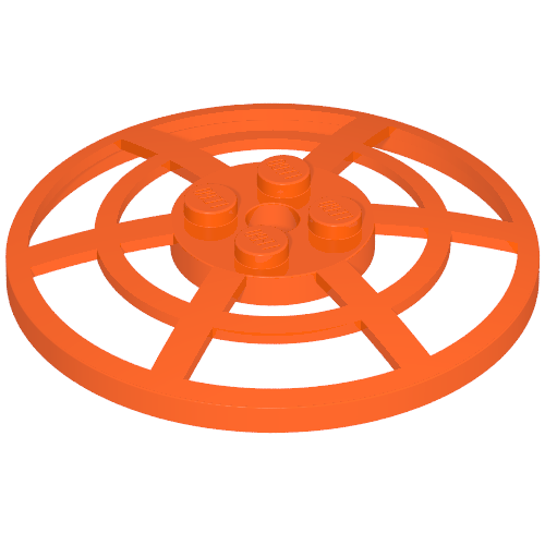 Dish 6 x 6 Inverted, Radar / Webbed [Anti-studs at 90°] (4285b)