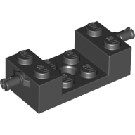 Brick Special 2 x 4 with Wheels Holder, Cross Slit with 2 x 2 Recessed and Hole (42947)