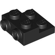 Plate Special 2 x 2 x 2/3 with Two Studs On Side and Two Raised - Updated Version (4304)