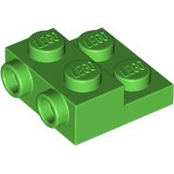Plate Special 2 x 2 x 2/3 with Two Studs On Side and Two Raised - Updated Version (4304)