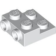 Plate Special 2 x 2 x 2/3 with Two Studs On Side and Two Raised - Updated Version (4304)