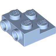 Plate Special 2 x 2 x 2/3 with Two Studs On Side and Two Raised - Updated Version (4304)