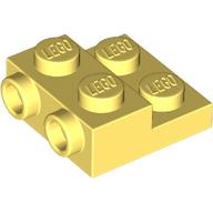 Plate Special 2 x 2 x 2/3 with Two Studs On Side and Two Raised - Updated Version (4304)