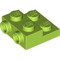 Plate Special 2 x 2 x 2/3 with Two Studs On Side and Two Raised - Updated Version (4304)