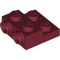 Plate Special 2 x 2 x 2/3 with Two Studs On Side and Two Raised - Updated Version (4304)