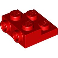 Plate Special 2 x 2 x 2/3 with Two Studs On Side and Two Raised - Updated Version (4304)