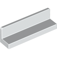 Panel 1 x 4 x 1 with Rounded Corners [Thick Wall] (43337)