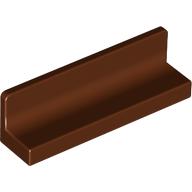 Panel 1 x 4 x 1 with Rounded Corners [Thick Wall] (43337)