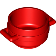 Equipment Pot / Cauldron 3 x 3 x 1 & 3/4 with Handles (4341)