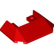 Wedge Sloped 45° 6 x 4 Double / 33°, 9 Bottom Tubes [Train Roof] (4365)