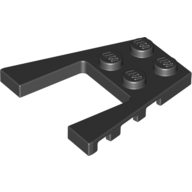 Wedge Plate 4 x 4 with 2 x 2 Cutout (43719)
