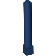 Support Round 1 x 1 x 6 Solid Pillar (43888)