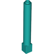 Support Round 1 x 1 x 6 Solid Pillar (43888)
